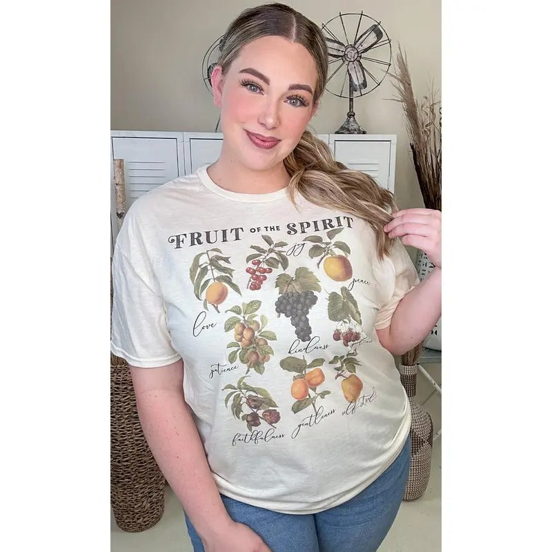 Fruit of the Spirit Graphic T-Shirt Hoodie, Sweatshirt | GrindPrints.com