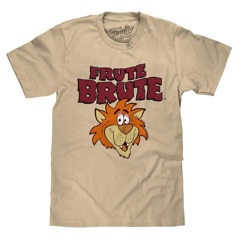 Frute Brute Cereal Retro 70s Cartoon Werewolf T-Shirt - Cream graphic tee 90s Hoodie, Sweatshirt | GrindPrints.com
