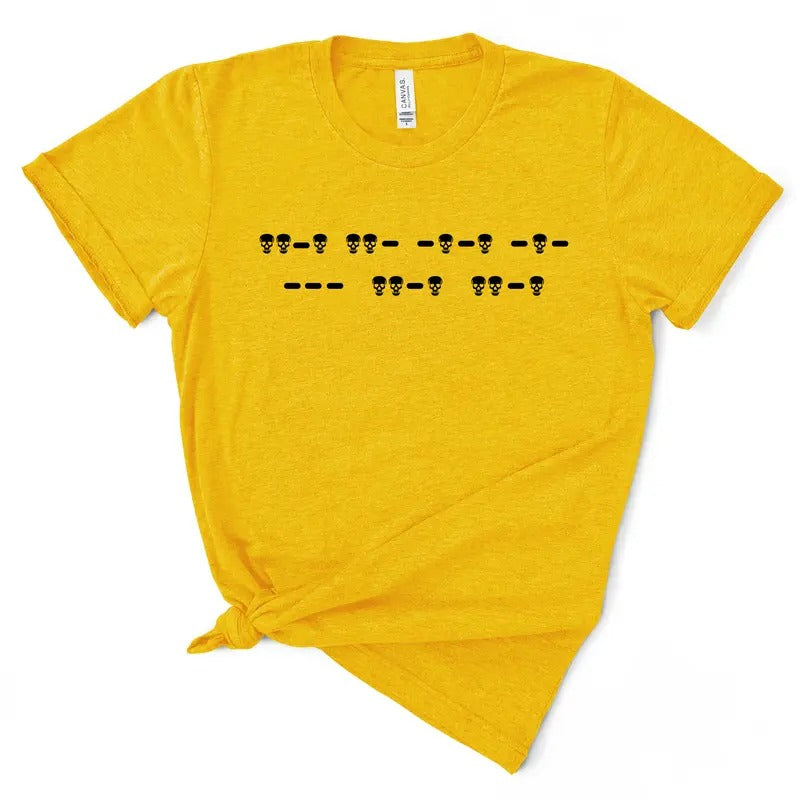 Fuck Off Morse Code TShirt Hoodie, Sweatshirt | GrindPrints.com