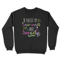Fueled By Curse Anxiety And Curse Words Crewneck Sweatshirt T-Shirts, Hoodie | GrindPrints.com