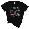 Fueled By Curse Words And Anxiety Cute TShirt Hoodie, Sweatshirt | GrindPrints.com