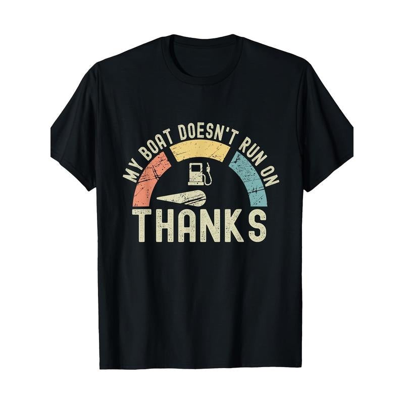 Fun Boating 100% Cotton Short Sleeve Crew Neck Geometric Casual & Outdoor Activities Made USA T-Shirts, Hoodie, Sweatshirt