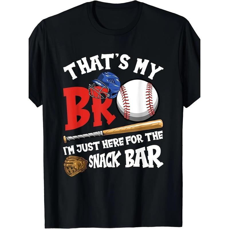 Fun Brotherly Love 220g Baseball T-Shirt - That's My Brother Design made in usa Hoodie, Sweatshirt | GrindPrints.com