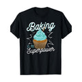 Fun baking is my superpower Delicious cupcake Baker 100% Cotton T-shirt Made in USA Hoodie, Sweatshirt | GrindPrints.com