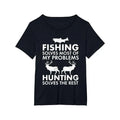 Fun fishing and hunting gift Christmas Humor Hunter Cool T-shirt Made in USA Hoodie, Sweatshirt | GrindPrints.com