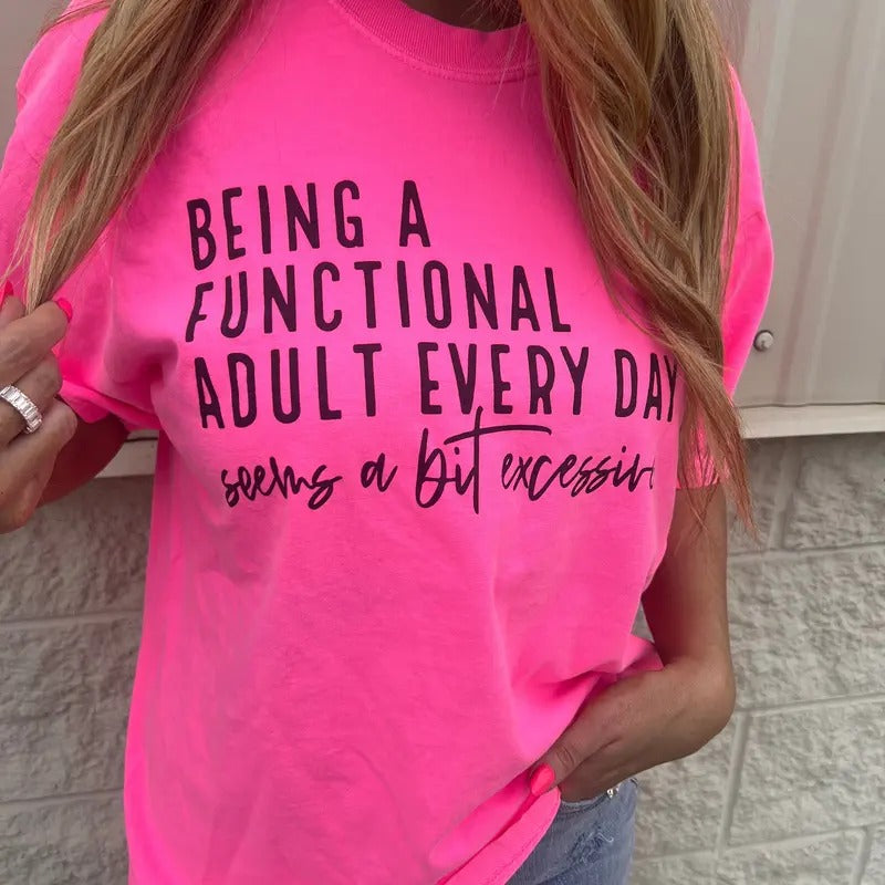 Functional Adult Graphic Tee Hoodie, Sweatshirt | GrindPrints.com