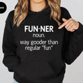 Funner Way Gooder Than Regular Funny Hoodie Casual Street Style Fleece Fabric Pullover Hooded Sweatshirt for Women for...
