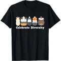 Funny 'Celebrate Diversity' Cute Shirt for Guinea Pig Lovers T-Shirt Made in USA Hoodie, Sweatshirt | GrindPrints.com