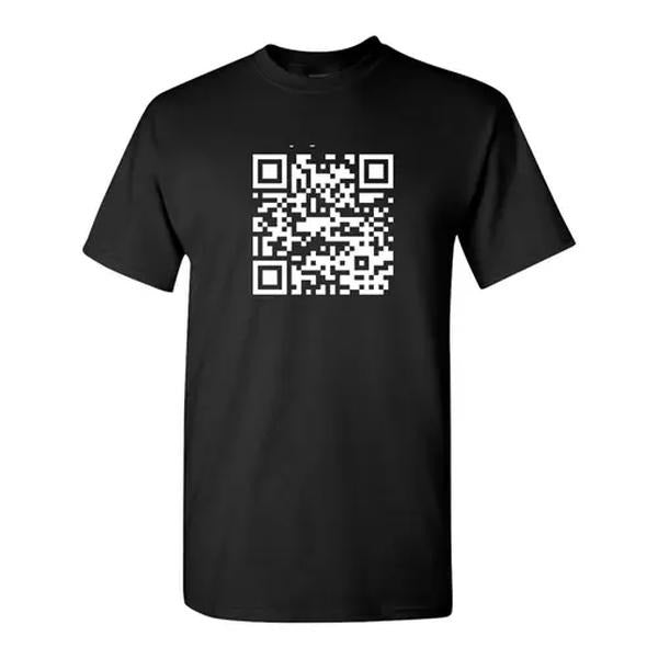 Funny "FU" QR Code Men's T-Shirt, Gifts T-Shirt Hoodie, Sweatshirt | GrindPrints.com
