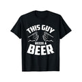 Funny 'This Guy Needs Beer' Graphic Tee - 100% Cotton, Breathable & Soft, Perfect for Summer Outdoors - Men's Casual...