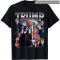 Funny #Trump 2024 Campaign 90s Trendy Bootleg Style Men Women T-Shirt, Gift Trending , Retro Chic Tee Hoodie, Sweatshirt