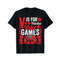 Funny 'V Is for Video Games' Men's T-Shirt