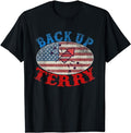 Funny 4th of July Shirts For Men, Back Up Terry Put It In Reverse 4th of July Firework Flag T-Shirt Menswear Top Casual...