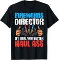 Funny 4th of July Shirts For Men, Fireworks Director If I Run Funny 4th Of July Fourth Men T-Shirt Menswear Top Casual...