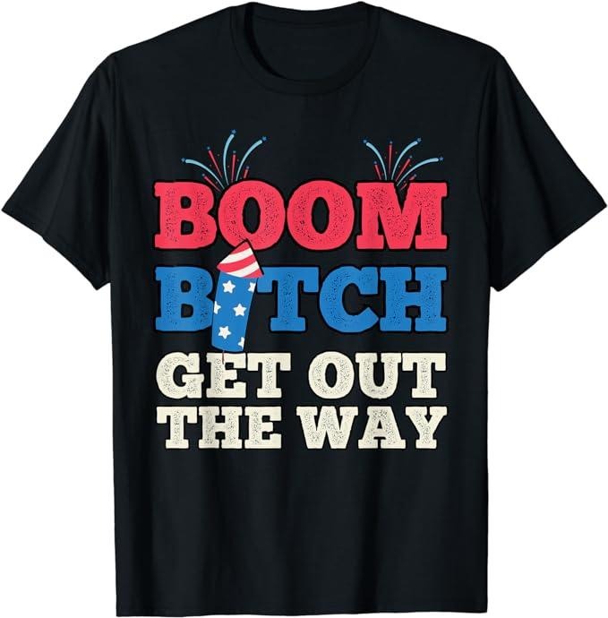 Funny 4th July Shirts Fireworks Firing System Director Funny Boom 4th July Menswear Top Casual Cotton T-Shirts, Hoodie, Sweatshirt