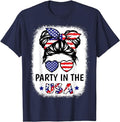 Funny 4th of July Shirts For Men, Party In USA 4th of July Shirt Flag American T-Shirt Menswear Top Casual Cotton Fashion...