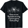 Funny 4th of July Shirts For Men, Put It In Reverse Back Up Terry Fireworks July 4th T-Shirt Menswear Top Casual Cotton...