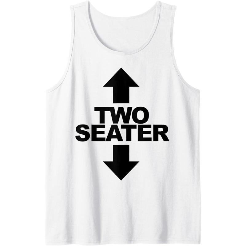 Funny Adult Humor Two Seater Tank Top made in usa T-Shirts, Hoodie, Sweatshirt | GrindPrints.com