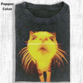 Funny Animal Vintage Graphic Tee, Wacky Cat T-Shirt, Animal Shirt, Unisex Meme Cringe Funny Shirt, Menswear Womenswear...