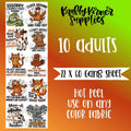 Funny Animals DTF Transfer Gang Sheet, 22 x 60 T-Shirts, Hoodie, Sweatshirt | GrindPrints.com