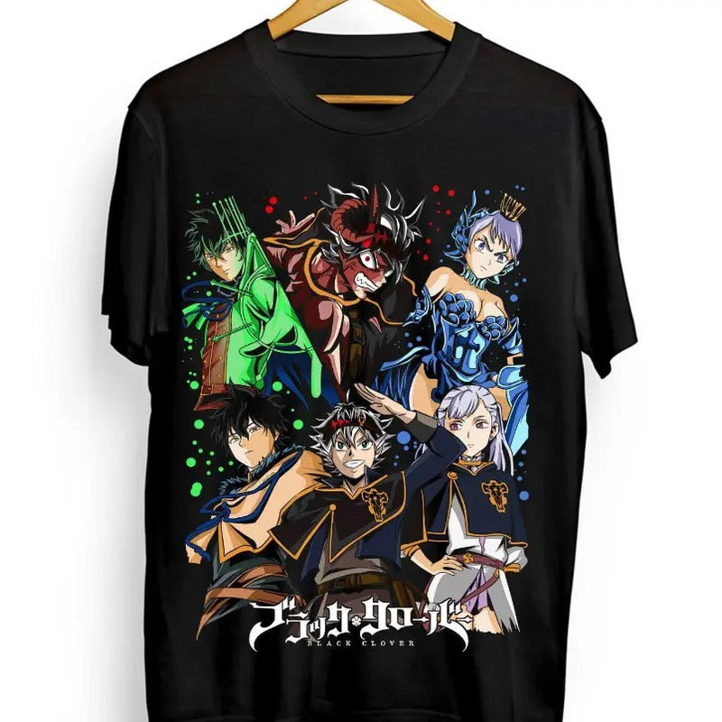 Funny Asta Yuno anime T-shirt Comic,Bull, Demon, Anime Shirt Hoodie, Sweatshirt | GrindPrints.com