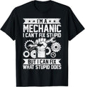 Funny Auto Mechanic Shirt, Funny Car Mechanic Engineer Men Women Auto Mechanic T-Shirt