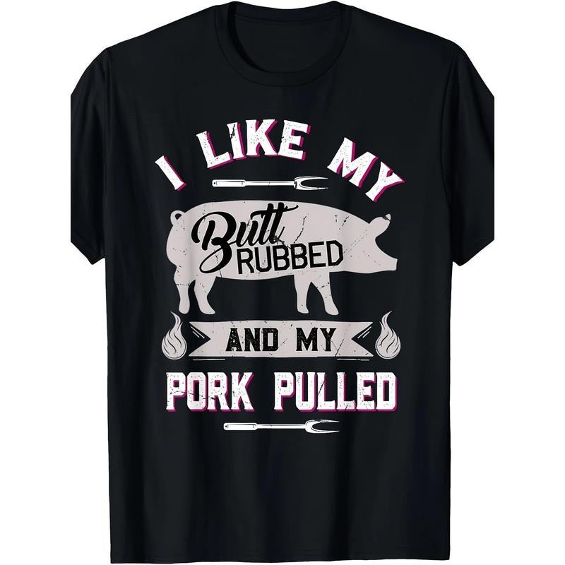 Funny BBQ Grilling Quote Pig Pulled Pork T-Shirt Made in USA Hoodie, Sweatshirt | GrindPrints.com