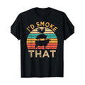 Funny BBQ I'D Smoke That Barbecue Retro Grilling 100%Cotton 220g Made Usa T-Shirts, Hoodie, Sweatshirt