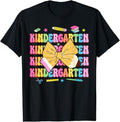 Funny Back To School Shirts, Coquette Bow Pencil Retro Kindergarten Funny Back To School T-Shirt Cotton Fashion Casual...