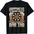 Funny Bar Shirts, Darts Dart League Team Bar Tab Funny Humor Sayings Quotes T-Shirt Menswear Top