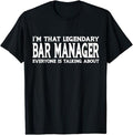 Funny Bar Shirts Funny Worker Bar Manager Menswear Top Funny Shirts Night Out Casual Classic T-Shirts, Hoodie, Sweatshirt