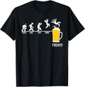 Funny Bar Shirts, Monday Tuesday Wednesday Thursday Friday Beer Drinking T-Shirt Menswear Top