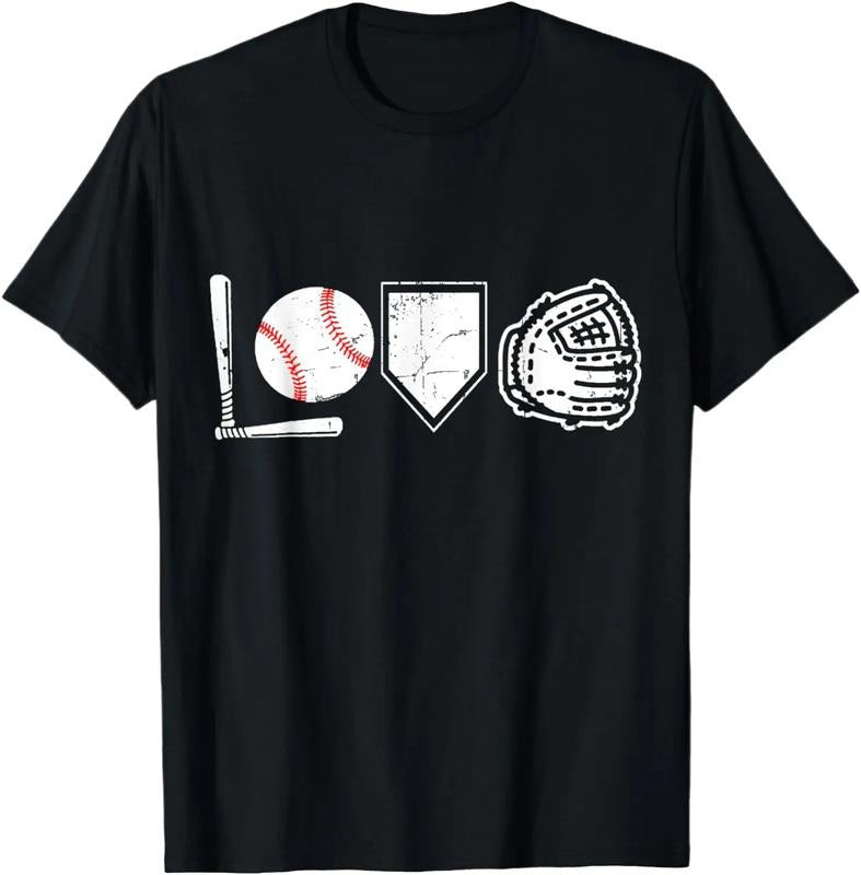 Funny Baseball Shirt, I Love Baseball T-Shirt Baseball Casual Clothing Casual Clothing Hoodie, Sweatshirt | GrindPrints.com