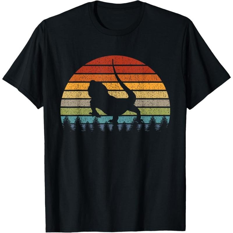 Funny Bearded Dragon Graphic Graphic Lizard Lover T-Shirt made in usa Hoodie, Sweatshirt | GrindPrints.com