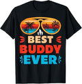 Funny Best Friend Shirts, Gift For Best Friend, Best Buddy Ever Funny Retro Vintage Friends Birthday Gifts T-Shirt...