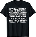 Funny Best Friend Shirts, Gift For Best Friend, My Daughter Is Only Allowed Three Males Friends T-Shirt Menswear Top...