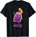 Funny Best Friend Shirts, Gift For Best Friend, Peanut Butter & Jelly Matching Couple Halloween Best Friends T-Shirt...