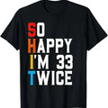 Funny Birthday Shirts, Funny 66 Years Old Bday Gift Sarcastic Vintage 66th Birthday T-Shirt