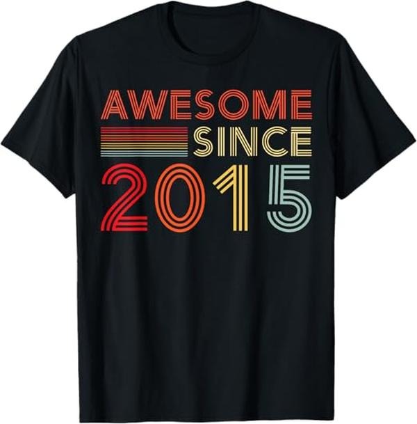 Funny Birthday Shirts, Nine 9yr BDay Son Boy Funny 2015 9th 9 Year Old Birthday T-Shirt