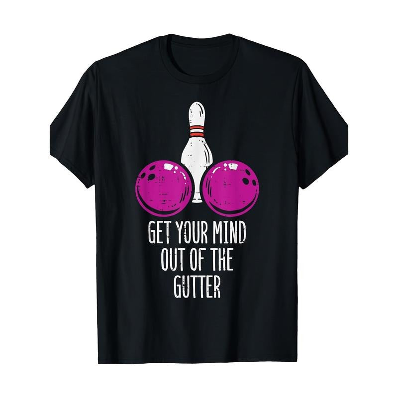 [Funny Bowler T-Shirt] Funny Bowler Bowling T-Shirt - 100% Cotton, 180g