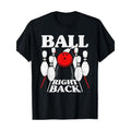 Funny Bowling Ball Graphic Tee for Men - 100% Cotton, Short Sleeve, Crew Neck