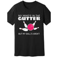 Funny Bowling Graphic Men's T-Shirt - Soft Cotton, Short Sleeve, Crew Neck, Casual Fit
