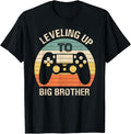 Funny Brother Shirt, Gift for Brother, Leveling up to Big Brother 2024 Funny Gamer Vintage T-Shirt