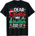 Funny Brother Shirt, Gift for Brother, Xmas Christmas Pajamas T-Shirt