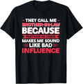 Funny Brother in Law Shirts, Gift For Brother, They Call Me brother-in-law Parter in Crime Brother-in-law T-Shirt