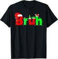 Funny Bruh Shirt Bruh Funny Saying Bro Pajamas Xmas Menswear Top T-Shirts, Hoodie, Sweatshirt