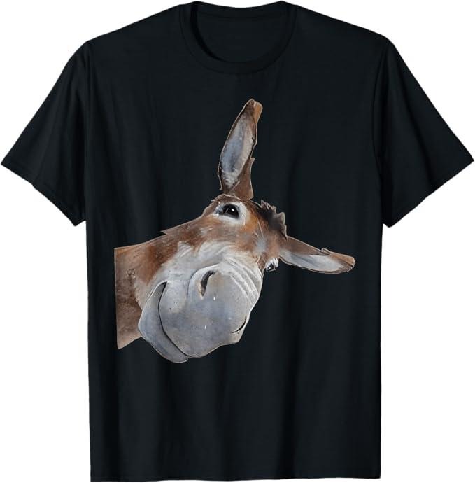 Funny Bruh Shirt Peach Bruh Funny Donkey Art Donkey Head Menswear Top T-Shirts, Hoodie, Sweatshirt