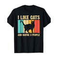 Funny Cat Design Cat Lover For Men Women Animal Introvert T-Shirt100% cotton 220g  made in usa T-Shirts, Hoodie, Sweatshirt