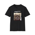 Funny Cat Meme Shirt, ong??? On God Ironic Kitty Joke Tee, Gift Unisex T-Shirt Hoodie, Sweatshirt | GrindPrints.com