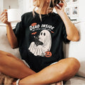 Funny Cat Shirt, Dead Inside But Still Love Cats, Black Cat Halloween Shirt, Ghost Shirt Hoodie, Sweatshirt | GrindPrints.com